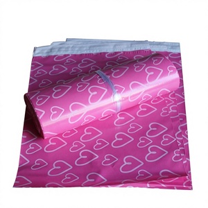 Co-ex LDPE Poly mailer spedizione <span class=keywords><strong>buste</strong></span> Mailing Bag Design personalizzato eco-friendly rosa bollettini busta autoadesiva - Product Image 1