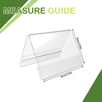 Panneaux de table en acrylique avec porte-cartes pour boissons, adaptés aux fêtes, buffets, restaurants, banquets, mariages, utilisation intérieure et extérieure