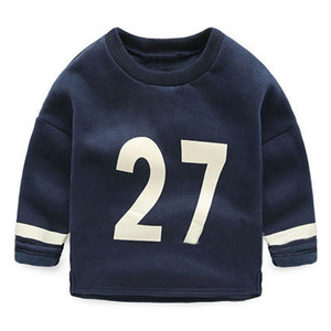 Ropa al por Mayor para Niños, Camisetas de Manga Larga con Estampado de Números para Niños de China - Product Image 4