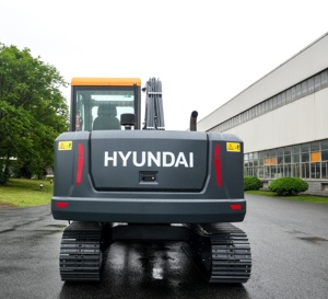 Mini excavadora de orugas HX80 moderna original, excavadora de orugas hidráulica nueva, excavadora de maquinaria de bajo precio Hyundai HX80 - Product Image 5