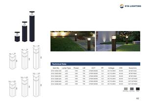 Lampe LED assemblée pour pelouse et jardin Paysage Voie Parc d'attractions Décoration de rue commerciale Usine Fournisseur SYA-B-1248 - Product Image 2
