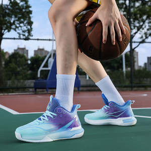 Fabricant de créateur Dernières personnalisées Nouvelles chaussures de sport antidérapantes pour l'extérieur Baskets à la mode Chaussures de <span class=keywords><strong>basket</strong></span>-ball d'occasion bon marché - Product Image 5