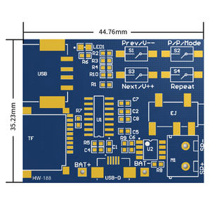 MP3 무손실 디코딩 보드 오디오 플러그인 U 디스크 디코더 TF 카드 USB 플레이어 모듈에는 전력 증폭기 마이크로 타입-C가 포함되어 있습니다. - Product Image 5