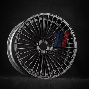 High Performance Multi <b>Spoke</b> Three Piece Forged Alloy <b>Wheel</b> With Hub Center Cap Custom Surface Treatment Universal Fit - Product Image 1