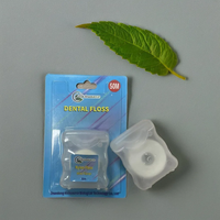Premium 50M Ptfe/Nylon Tandzijde Zachte Sterke Tanden Schoonmaken Kinderen Cirkel Vorm 5 Aangepaste Smaken (Mint/Fruit)