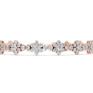 Bracelet de luxe serti de diamants pour femme, en argent sterling 925 plaqué or, chaîne à maillons, bijoux tendance hip-hop, cadeau - Product Image 1