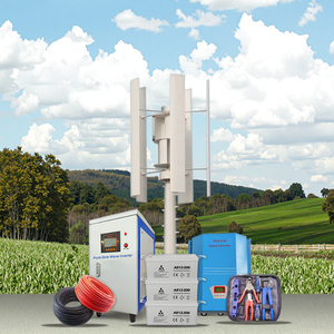 กังหันลมขนาดเล็กแนวตั้ง 20kw 10KW 5KW ราคาดี คุณภาพเยี่ยม พร้อมใบรับรอง CE MPPT สำหรับยูเครนและโปแลนด์ แถมฟรีเสาติดตั้ง - Product Image 1
