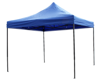 Gazebos pliants 3x3M, auvent portable pliable, imperméable aux UV, structure en acier, gazebos pliants pour la plage, les vacances, abri solaire EU