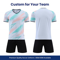 Camiseta de Fútbol Corta para Niñas, Personalizada por Sublimación, Malla de Poliéster con Logotipo, Camiseta de Fútbol OEM al por Mayor