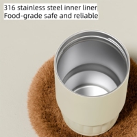 Nouvelle tasse isotherme en acier inoxydable 316 de 2026 – Tasse à café simple et haut de gamme avec cordelette de transport