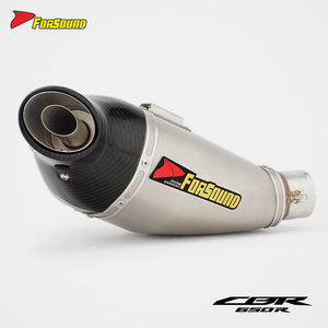 Sistema de Escape para Motocicleta Forsound, Precio de Fábrica al por Mayor, Acero Inoxidable con Acabado Flameado, Tubo Completo para HONDA CBR650R, Piezas de <span class=keywords><strong>Moto</strong></span> - Product Image 2
