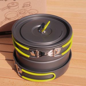 Ensemble de cuisine d'extérieur 2.0-3.0L, marmite et cuiseur vapeur antiadhésifs portables pour le camping, la randonnée et le trekking GL-311 - Product Image 4