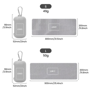 Portable Skin-Friendly Gym Travel Sports <b>Towel</b> Custom Size Polyester Quick Dry Cooling Comfortable <b>Towels</b> with Silicone Case - Product Image 3