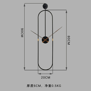 Grande Horloge Murale Art Nordique Design Moderne Horloges de Salon Maison Silencieuse Décoration de Maison Suspendue Horologe - Product Image 5