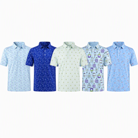 Polo de Golf para Hombre con Estampado, Manga Corta, Cuello Acanalado de Punto Piqué, Camiseta Polo Informal, Logotipo Personalizado, Ropa Deportiva de Golf para Verano