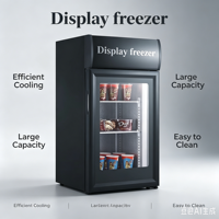 Congélateur commercial de table Sub Zero 50L pour crème glacée