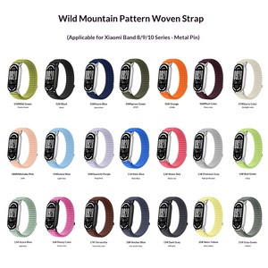 Correa de reloj tejida de nailon con diseño de montaña, compatible con Huawei <span class=keywords><strong>Fit</strong></span> <span class=keywords><strong>3</strong></span> <span class=keywords><strong>Fit</strong></span> 4 <span class=keywords><strong>Fit</strong></span> 4 Pro, transpirable, multicolor - Product Image 5