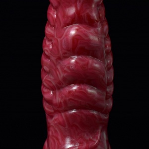 NNSX-5026 Hellfire Color Penis Skin-friendly and Comfortable Rubber Penis for Female Faak <b>Dildo</b> - Product Image 3