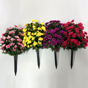 <b>Artificial</b> Azalea <b>Tree</b> Ground Insert 30cm-100cm Round Plastic Silk Flowers Outdoor Wedding Home Decor - Product Image 4