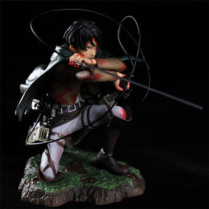 Figura de acción de anime japonés <span class=keywords><strong>Shingeki</strong></span> <span class=keywords><strong>No</strong></span> <span class=keywords><strong>Kyojin</strong></span> Ackerman versión de batalla 18cm modelo de juguete de PVC para decoración 7,1'' - Product Image 2