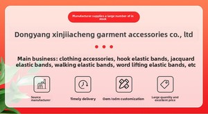 High Elasticity 35mm Wide Medium-Thick Polyester Natural Latex Sewing <strong>Elastic</strong> Band Woven Technique in White &amp; Black - Product Image 6
