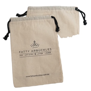 Medium Canvas Pouch Custom Logo Sublimation Organic Recyclable Bread <b>Bag</b> Yoga Studio Cotton <b>Drawstring</b> <b>Bag</b> - Product Image 1