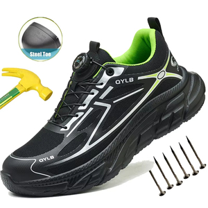 Casual <b>Work</b> Shoes Breathable Steel Toe Safety <b>Boots</b> Lightweight Safety <b>Work</b> Shoes for <b>Men</b> Male <b>Work</b> Sneakers Security Footwear - Product Image 1