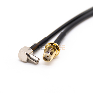 Tổn thất thấp <span class=keywords><strong>SMA</strong></span> nữ để <span class=keywords><strong>TS9</strong></span> nam bên Phải góc RF Cáp lắp ráp với 100cm RG174 RF <span class=keywords><strong>TS9</strong></span> (nữ) <span class=keywords><strong>SMA</strong></span> (nữ) cáp 15 cm - Product Image 2