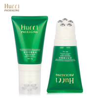 Tube d'emballage vide pour lotion corporelle en canne à sucre vert, 100 ml et 200 ml, avec 5 billes roulantes en métal inoxydable