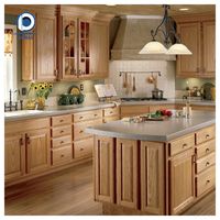 Armoires en bois massif sculptées à la main, classiques et exquises, pour cuisine de luxe et mobilier de salle à manger