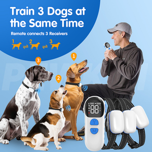 Tize-<span class=keywords><strong>Collar</strong></span> de entrenamiento para perros, dispositivo de carga inalámbrica, 99 niveles, vibración, impermeable, choque - Product Image 4