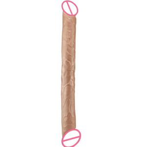 <span class=keywords><strong>P</strong></span>énis artificiel extra-large à double tête de 46 cm, alternative au vagin pour femmes lesbiennes, jouet sexuel pour adultes homosexuels - Product Image 4