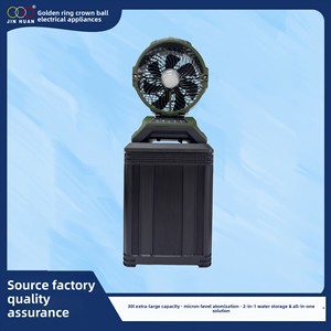 <span class=keywords><strong>Ventilador</strong></span> de Camping con Batería Integrada de Gran Capacidad, Control por Botones, Bajo Nivel de Ruido, Pulverización Oscilante, Nebulización, Funciones de Temporizador - Product Image 4