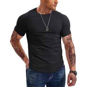 Men's <b>Raglan</b> Sleeve T-Shirt 3 Pack Quick Dry Athletic Gym Workout <b>Tops</b> Bodybuilding Tees Blue Gray Black - Product Image 3