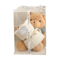 Valentinstag-Geschenk für Freundin Cartoon-Bär Rosenstrauß Fertiges Set Praktisches Geschenk für Tanabata Hochzeit