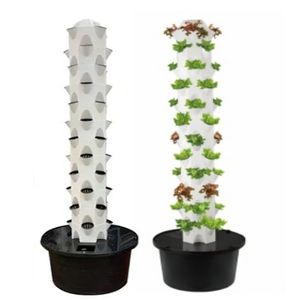 वाणिज्यिक 8 परतों 32 छेद पेटल टॉवर बढ़ते सिस्टम पेटल टॉवर पूरी ऊर्ध्वाधर हाइड्रोपोनिक प्रणाली - Product Image 2