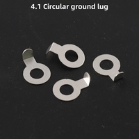 4.1 fabricant carte d'alimentation directe ronde terre cosse tête ronde 90 degrés carte de commande mise à la terre joint en cuivre