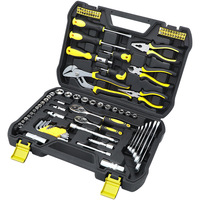 Kit d'outils à main ménagers de haute qualité de 98 pièces Kit de matériel pour la réparation à domicile et l'entretien de la voiture