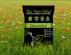 Arena para gatos de tofu ecológica, superabsorción de agua, arena para gatitos, producto de inodoro biodegradable de grado alimenticio a base de plantas - Product Image 1