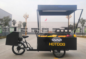 OEM Tricycle mobile à 3 roues <span class=keywords><strong>pour</strong></span> la vente de hot-dogs, de pain, de café, de nourriture, avec assistance au pédalage, vélo <span class=keywords><strong>cargo</strong></span> électrique - Product Image 2