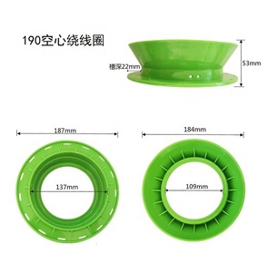 Moulinets à main en plastique ABS équipement de ligne de bobine de pêche pour la pêche à la traîne de vivaneau de lac et de rivière avec une forte force de traction - Product Image 5
