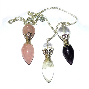 Rozrincrystals.com จี้หินแกะสลักลายรัก รุ่น RAC แบบหยดน้ำและลูกบอล จากกูจารัต รุ่น Pndlm-80 - Product Image 1