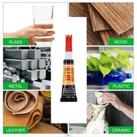 OEM populaire 1.5g bouchon en forme d'éléphant à séchage rapide cyanoacrylate Super colle 12 tubes blister carte Pack usine directe
