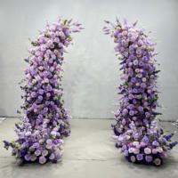 Arche florale en gros pour décoration de cérémonie de mariage, toile de fond pour événements et lieux de réception