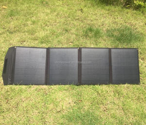 50 Wát có thể gập lại tấm pin mặt trời với USB và DC cho cắm trại điện thoại di động Tablet 5-18V thiết bị tương thích với Máy phát điện nhà máy điện - Product Image 4