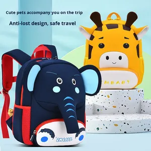 Nouveau Sac à Dos Maternelle Dessin Animé pour Garçons 1-3-6 Ans Léger Mini Sac à Dos Fonction Anti-perte Oxford Polyester Principal Air - Product Image 3