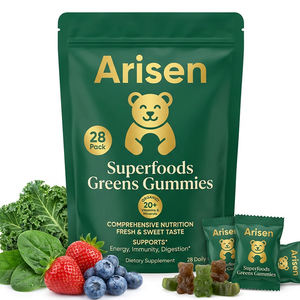 Gummies multivitaminées Super Greens pour adultes OEM, oursons vitaminés superaliments pour la santé <span class=keywords><strong>digestive</strong></span>, complément adaptogène - Product Image 5