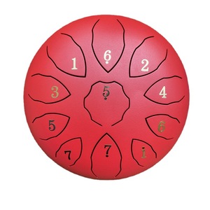 Wholesale 8 Inch 11 Notes Steel Tongue <b>Drum</b> for Music Performance Sound Healing Relaxation - Product Image 1