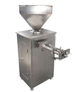 Línea de producción de embutidor de salchichas automático, máquina industrial de fabricación de torsión con <span class=keywords><strong>linker</strong></span> de atado - Product Image 5