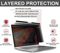 Filtre de confidentialité anti-éblouissement magnétique amovible pour écran d'ordinateur portable pour Macbook Pro